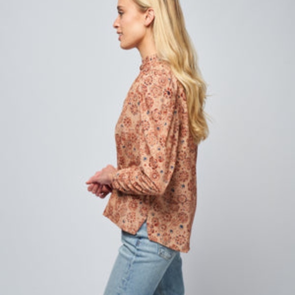 Alix of Bohemia Annabel Juniper Shirt | Khaki NWOT - Picture 3 of 4